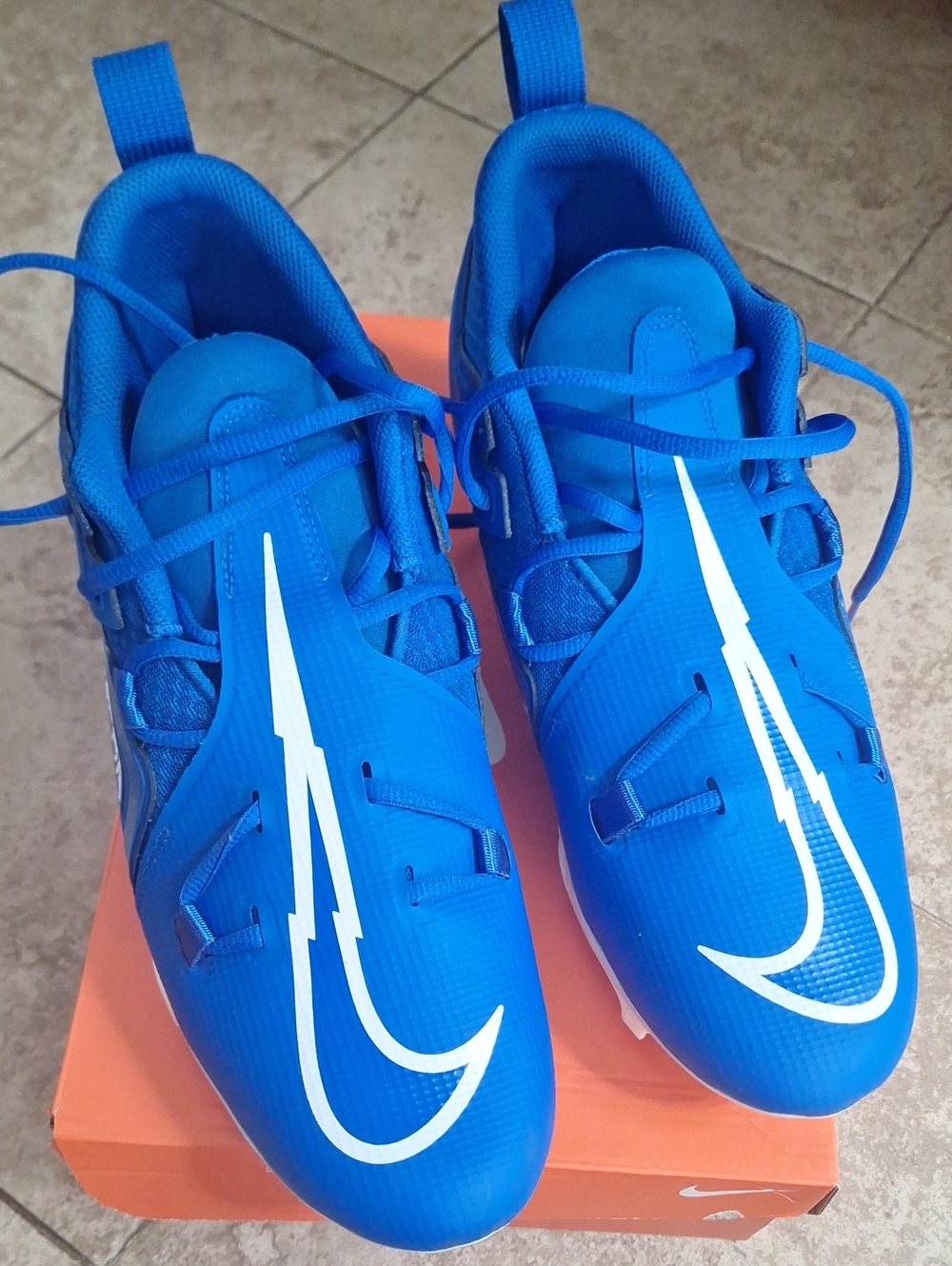 Nike MEN'S Blue Athletic Cleats